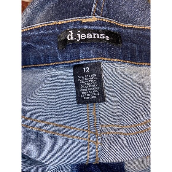 D Jeans size 12 women’s distressed - Picture 8 of 9